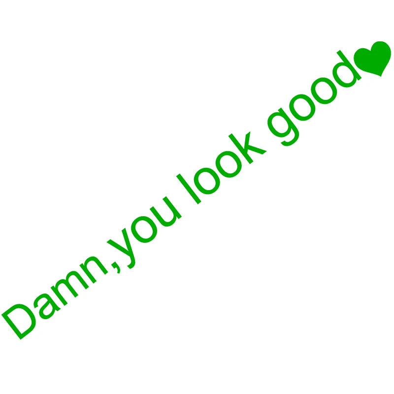 Dann You Look Good Decoration Rear View Mirror