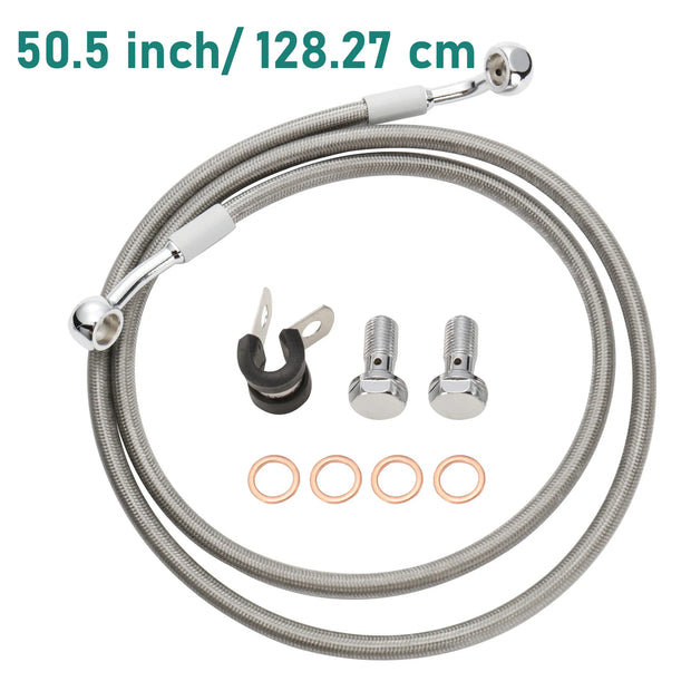 Stainless Steel Braided Brake Lines for Harley 2004-Up