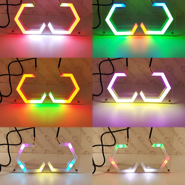 RGB Halo Angel Eyes LED Rings with RF Remote for Nissan 350Z/370Z (Z33/Z34)