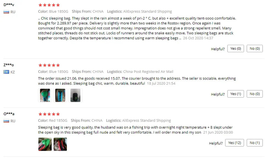 MOUNTAINHIKER JUNGLE KING CY0901  Cotton Sleeping Bags