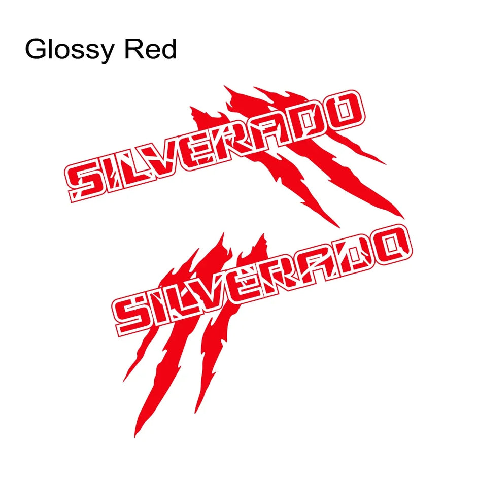 Car Sticker For Chevrolet Silverado 1500 2500 Z71 S10 Pickup Truck Bed Graphics Claw Styling Decor Cover Decal Auto Accessories