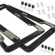 Universal Stainless Steel Carbon Fiber License Plate Frame – Nismo/Nissan Models