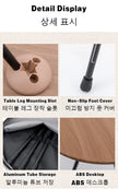 MOUNTAINHIKER Telescopic Folding Round Table