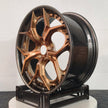 10 spoke Forged 2 Piece Bronze Black Aluminum Alloy Wheels