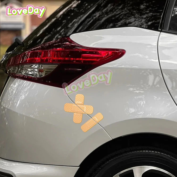 Shoelaces Car Sticker 3D Simulation Patch