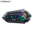 Y12 Dual Mic Motorcycle Helmet Bluetooth Headset