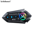 Y12 Dual Mic Motorcycle Helmet Headset