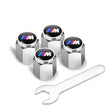 4Pcs Car Tire Valve Air Cap Set for BMW (E46–F15, M Series)
