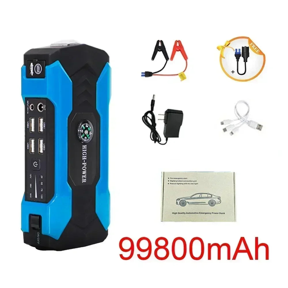 Car Jump Starter 3000A Power Bank and light