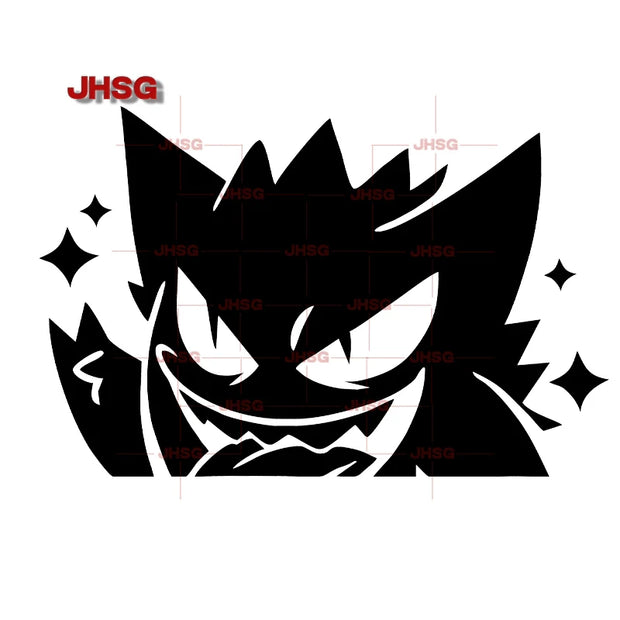 Japanese anime car stickers