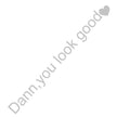 Dann You Look Good Decoration Rear View Mirror