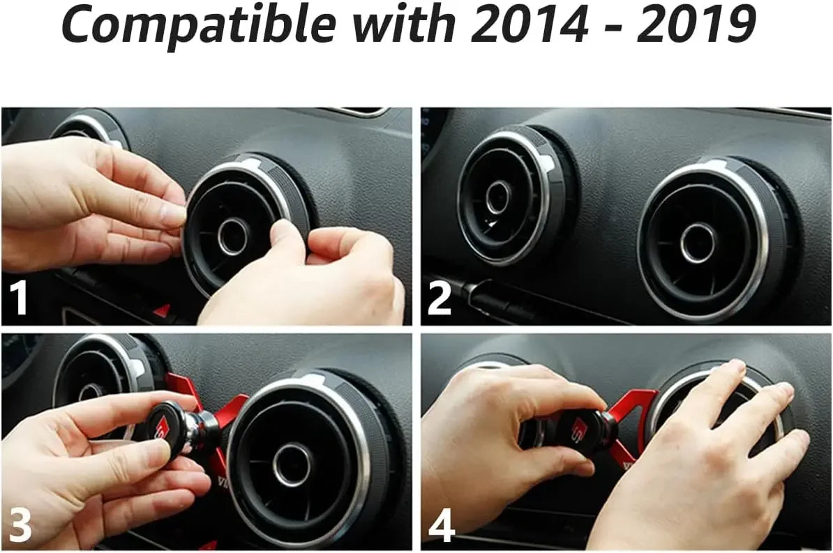 Magnetic Phone Holder – Audi A3/S3 8V (2014–2020) Air Vent Mount