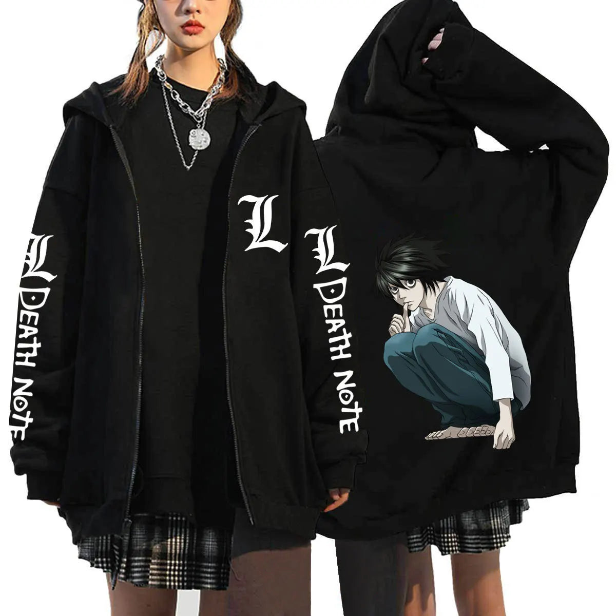 Death Note Printed Hoodie