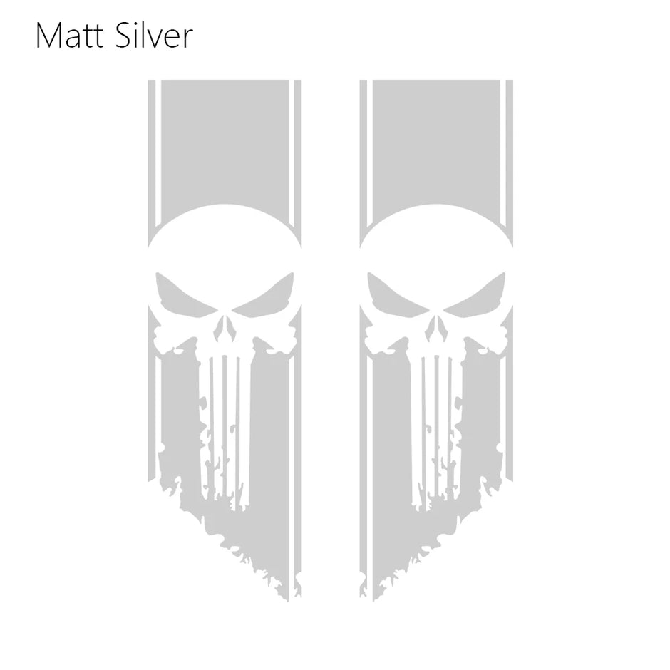 Ghost Pattern Stickers Universal Car Tail Decoration Decals Compatible with RAM GMC F-150 Hilux Frontier Isuzu Pickup trucks