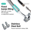 Stainless Steel Braided Brake Lines for Harley 2004-Up
