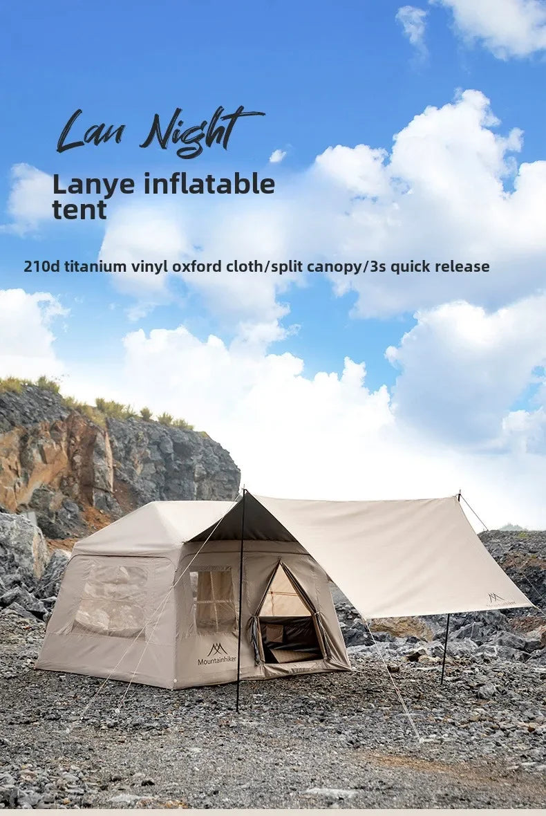 MOUNTAINHIKER Outdoor Camping Tent – Manual Inflation