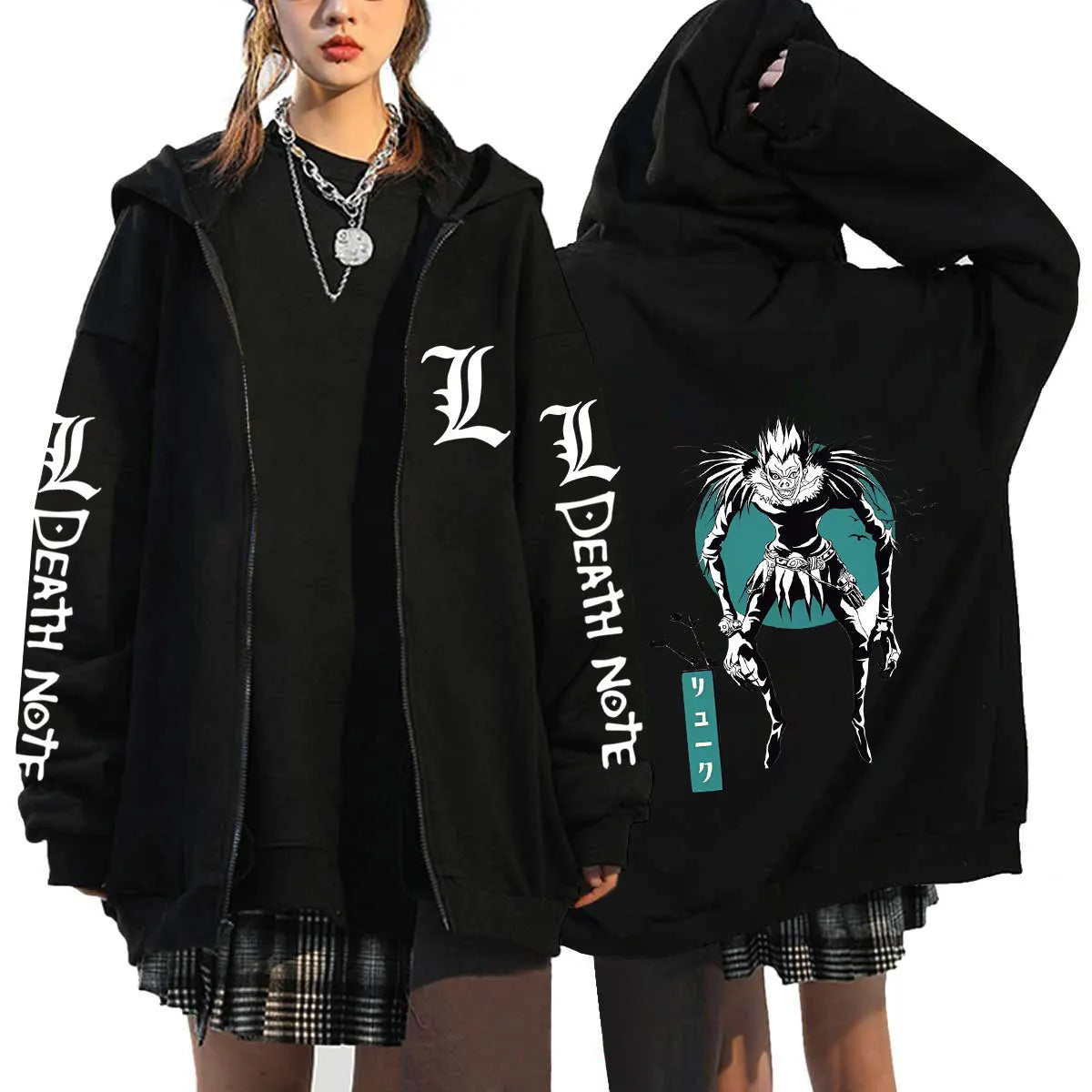 Death Note Printed Hoodie