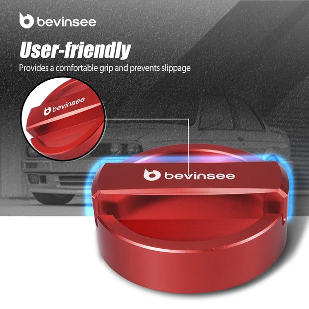 BEVINSEE Engine Oil Cap – Compatible with BMW Models