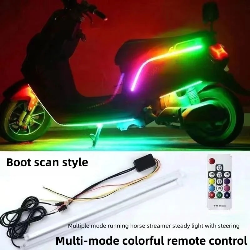 Flow Sequential Motorcycle LED Turn Signal Light