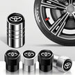 Toyota Aluminum Alloy Tire Valve Caps – 4PCS