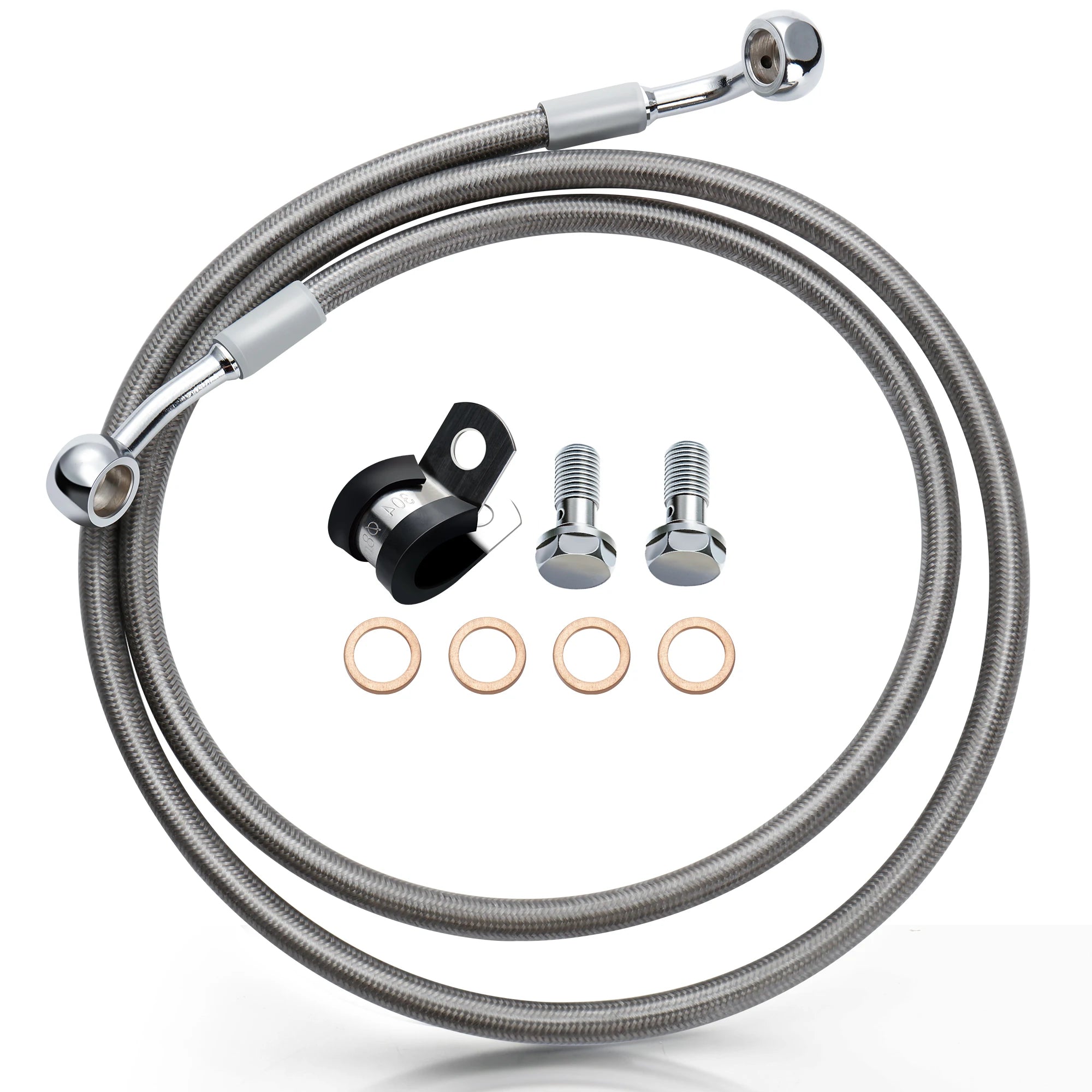 Stainless Steel Braided Brake Lines for Harley 2004-Up