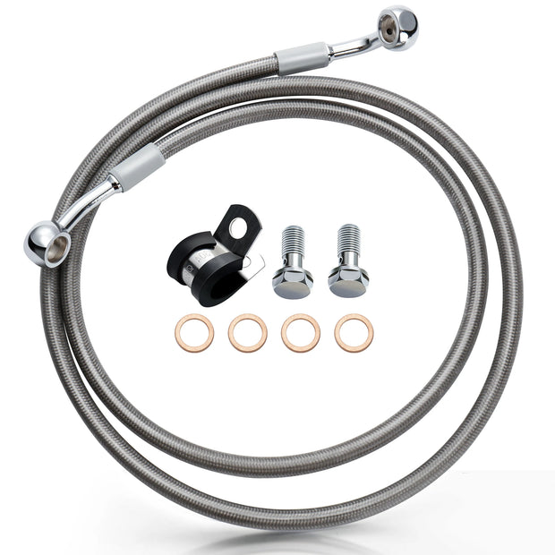 Stainless Steel Braided Brake Lines for Harley 2004-Up - Droppi UAE