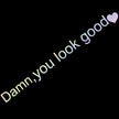 Dann You Look Good Decoration Rear View Mirror
