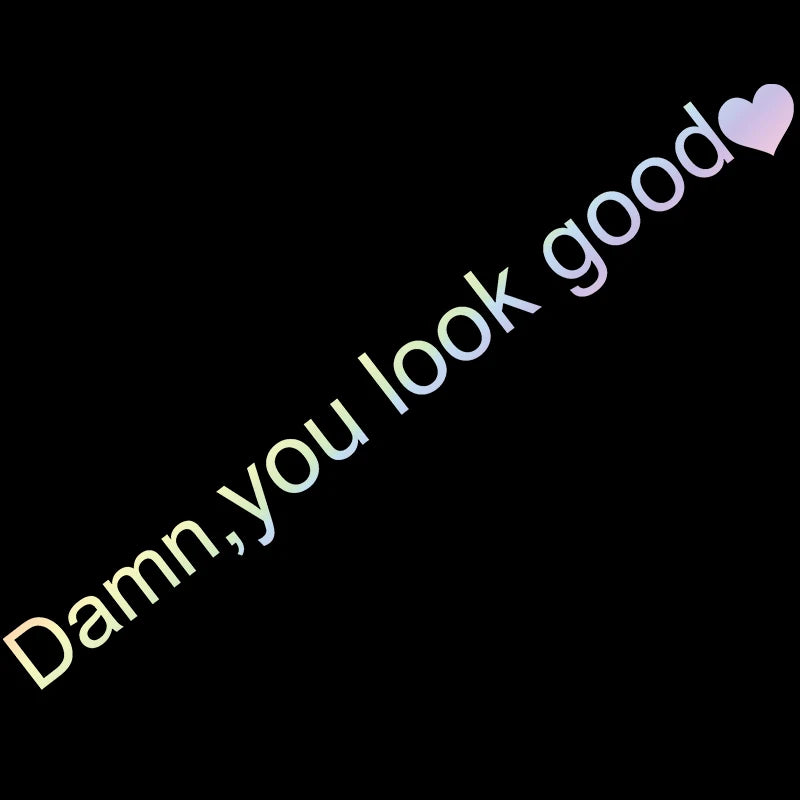 Dann You Look Good Decoration Rear View Mirror