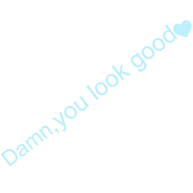 Dann You Look Good Decoration Rear View Mirror