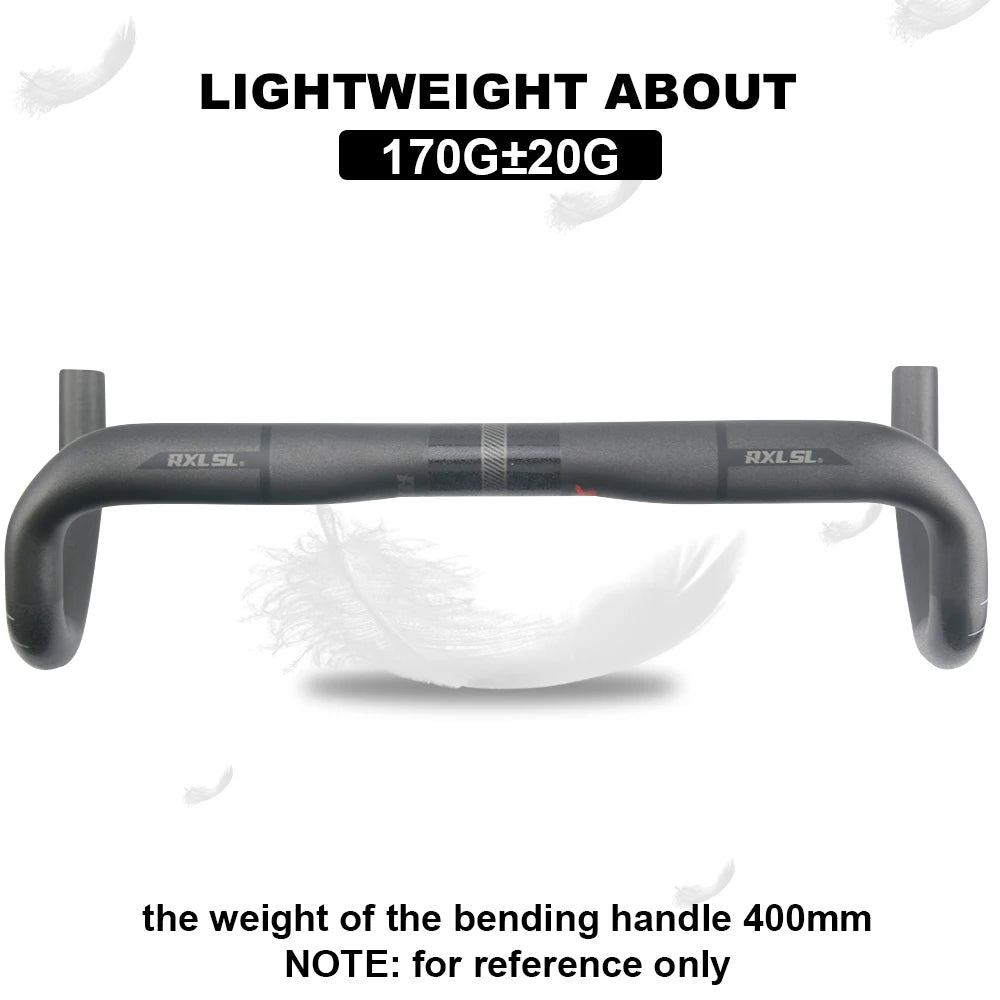 RXL SL Carbon Drop Bar Road Bike Handlebar – 31.8mm, 380–440mm