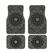 4Pcs Bohemian Car Floor Mats Anti-slip Heavy Duty Persian Carpet