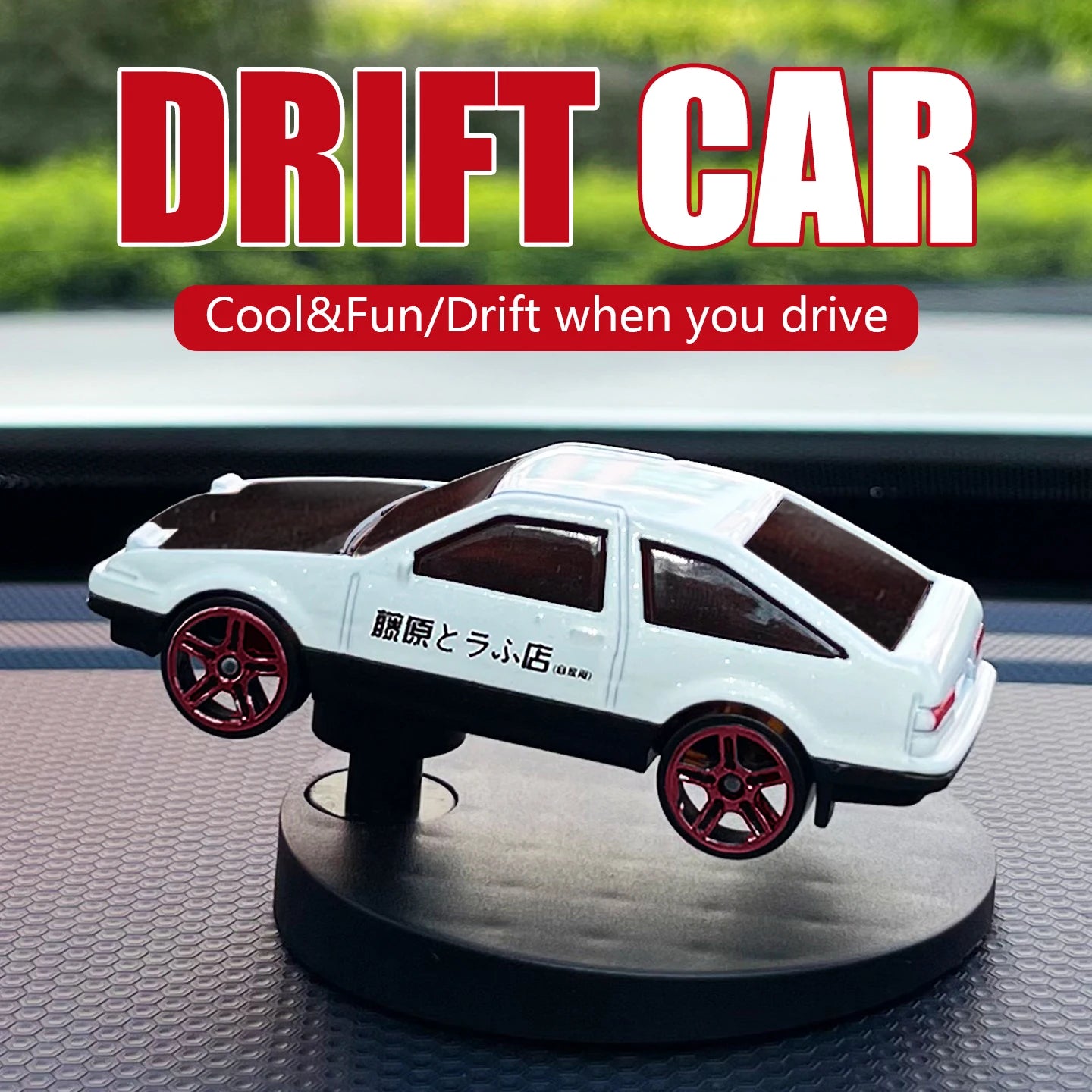 Fishtail Drifting Car Dashboard Ornament