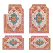 4Pcs/Set Bohemian Car Floor Mats Heavy Duty Rubber Back Car Floor Protector