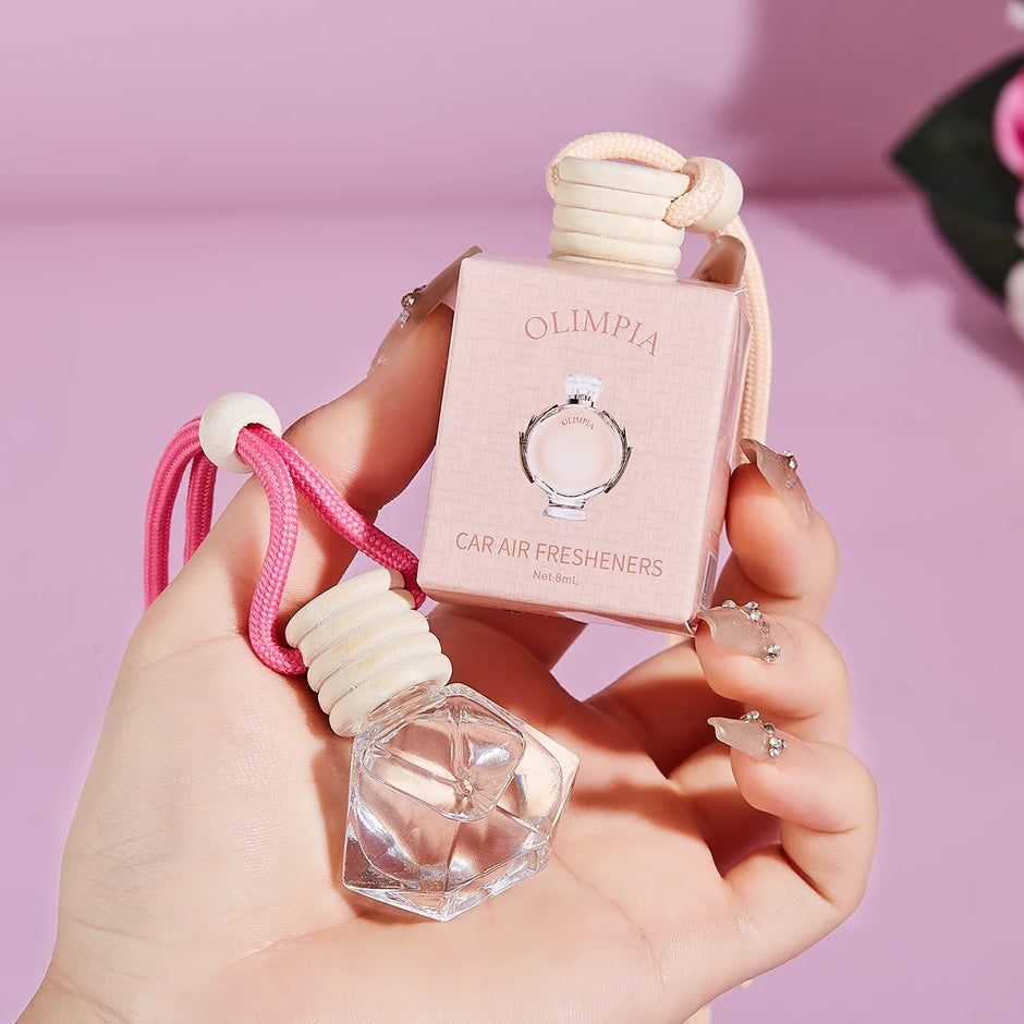 Pink car fragrance