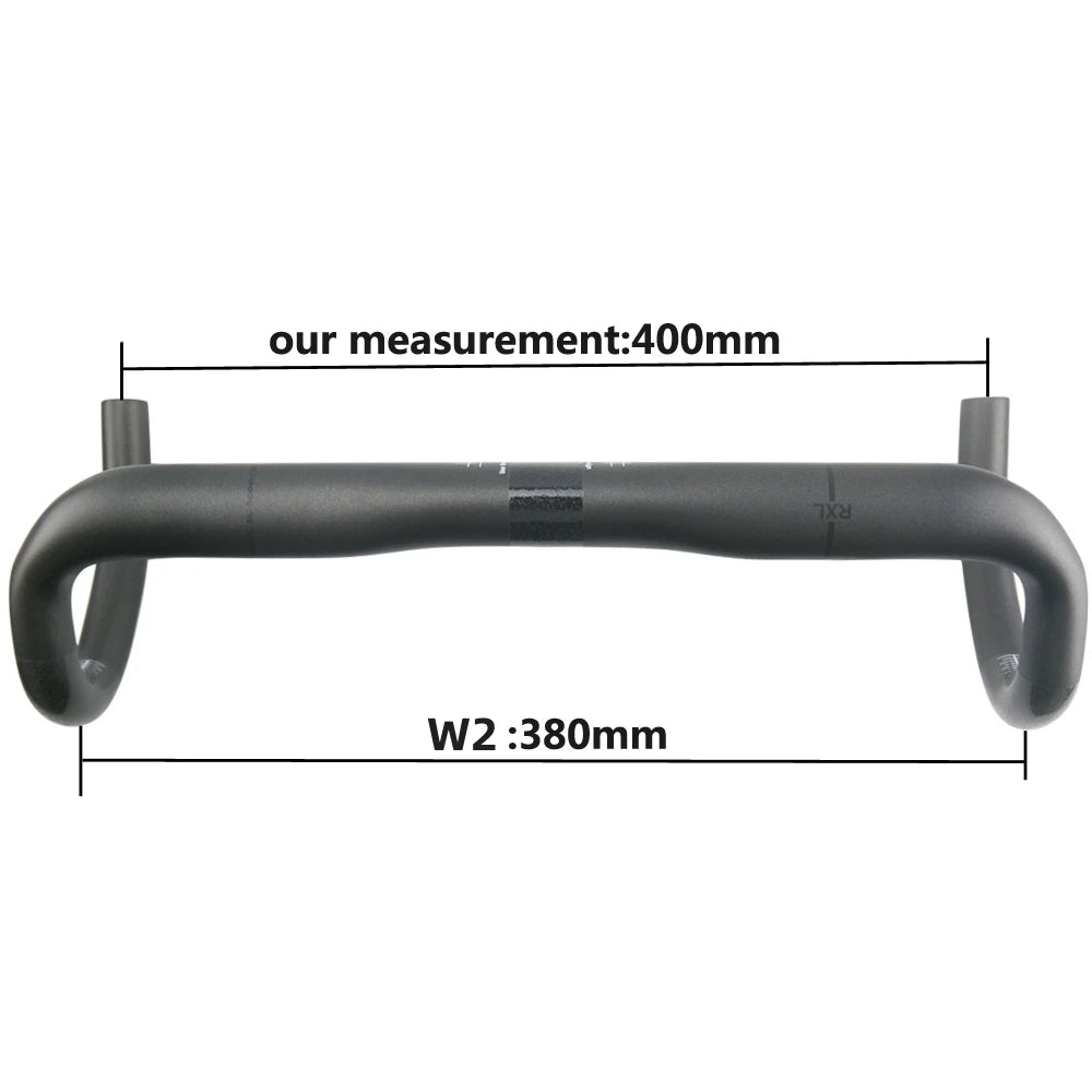 RXL SL Carbon Drop Bar Road Bike Handlebar – 31.8mm, 380–440mm