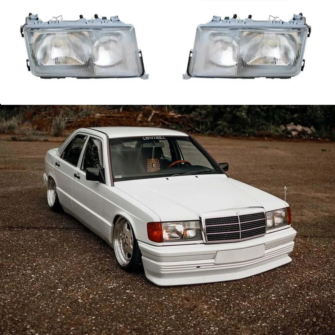 Headlight  ( Mercedes Benz E Class W201 190E 1982 - 1993)
