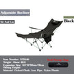 MOUNTAINHIKER Outdoor Folding Lounge Chair – 4-Speed Adjustable