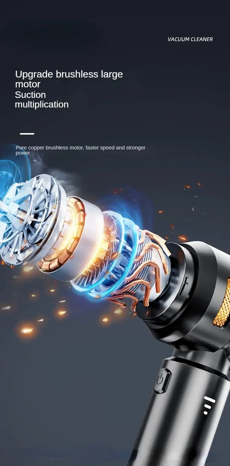 Car Vacuum Cleaner High Power Portable Handheld