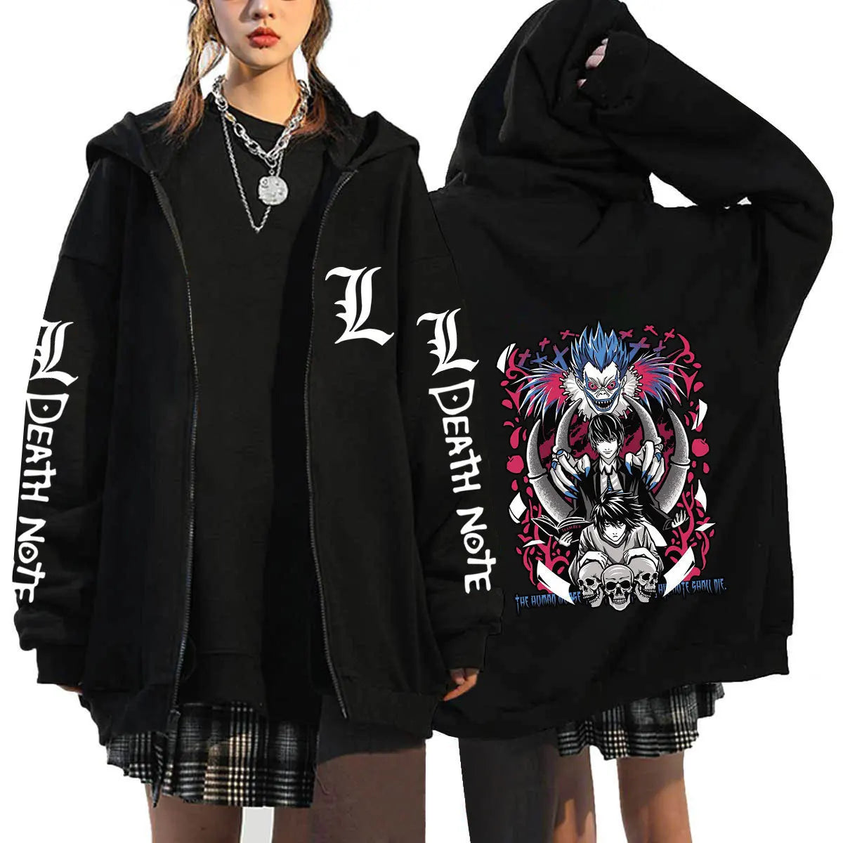 Death Note Printed Hoodie
