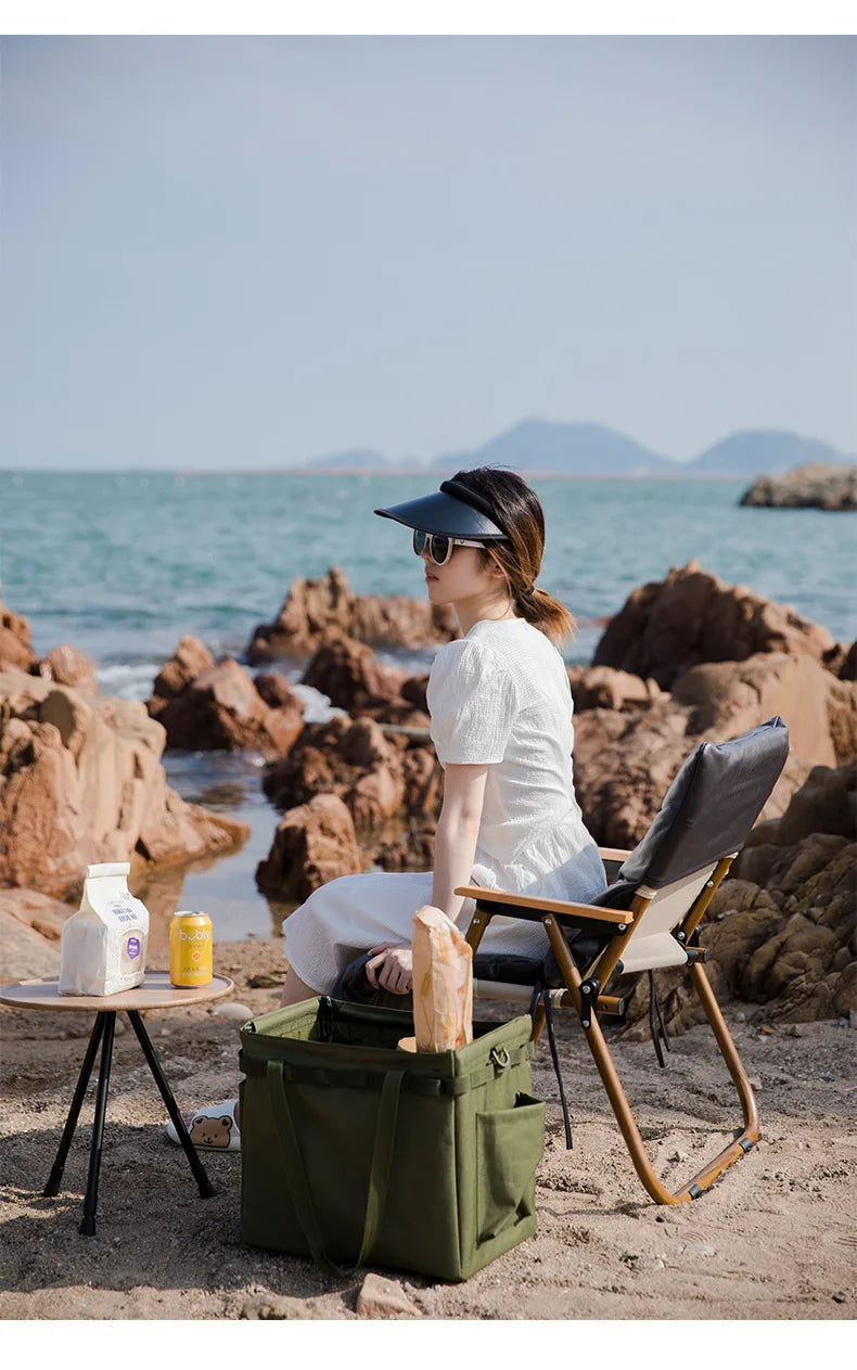 MOUNTAINHIKER Telescopic Folding Round Table