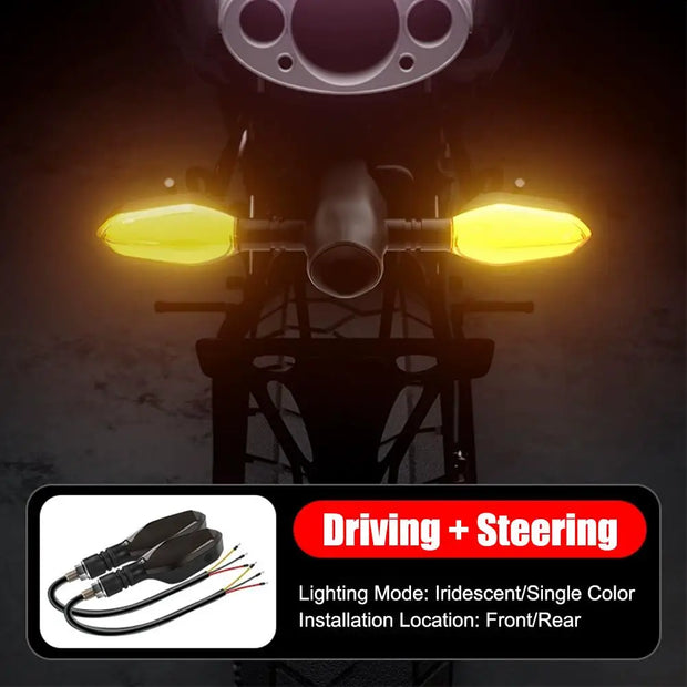 2Pcs Motorcycle LED Turn Signal Light
