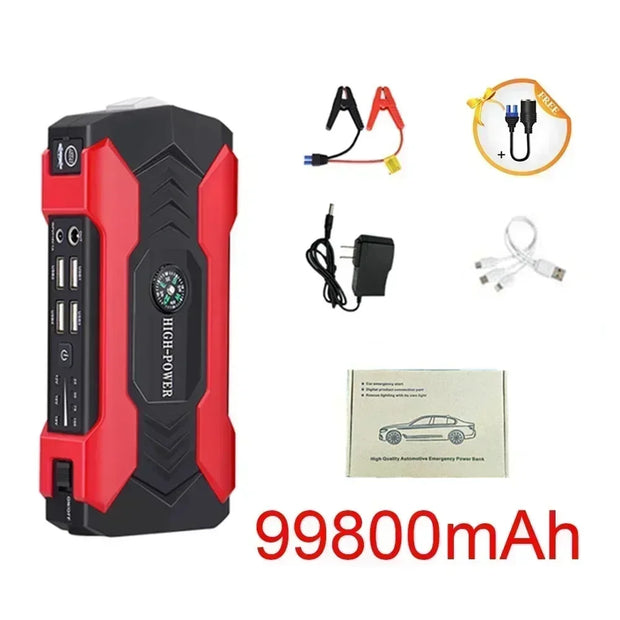 Car Jump Starter 3000A Power Bank and light