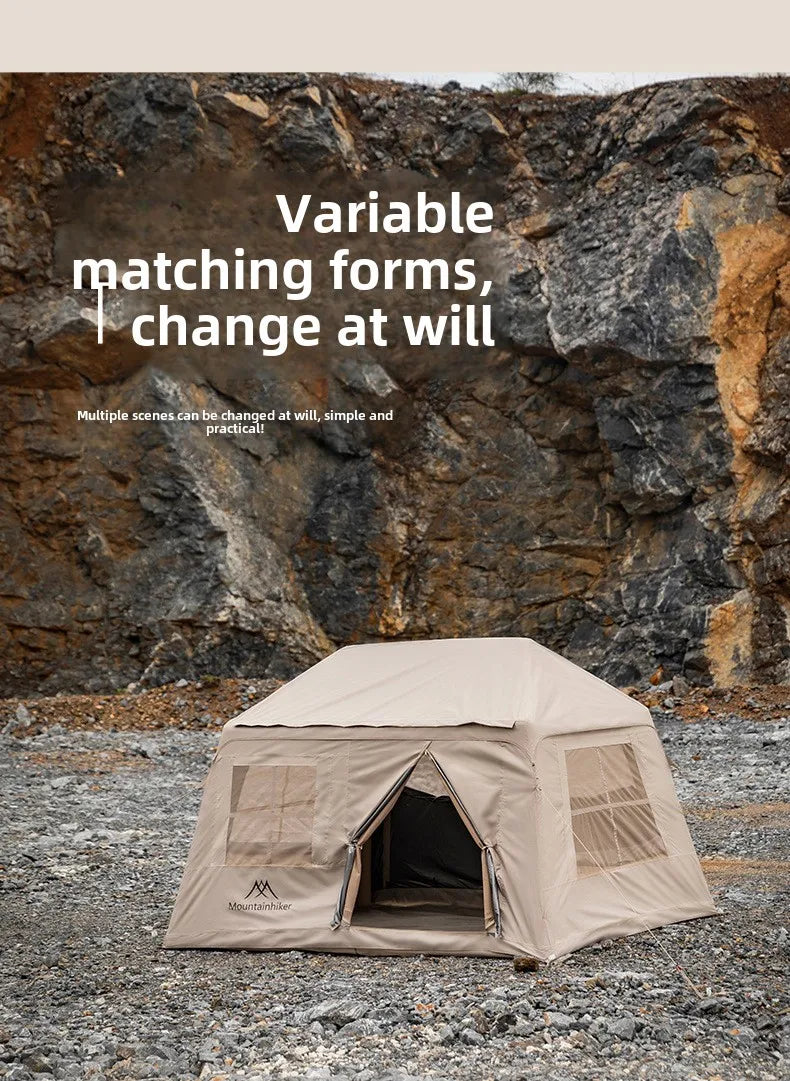 MOUNTAINHIKER Outdoor Camping Tent – Manual Inflation