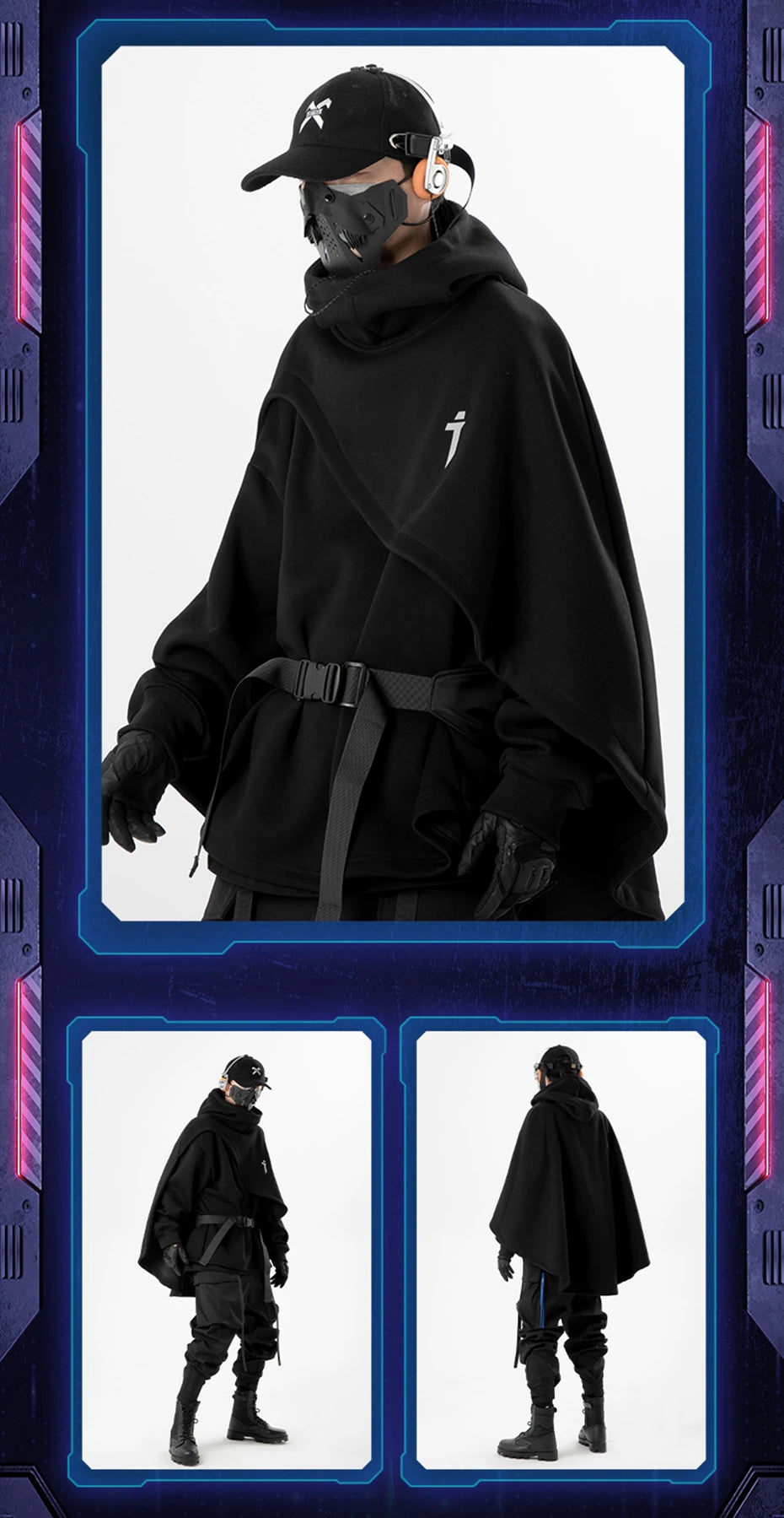 ARENS Fashion Cloak Hoodies