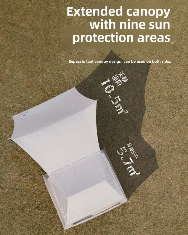 MOUNTAINHIKER Outdoor Camping Tent – Manual Inflation