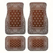 Antique Oriental Turkish Persian Carpet Car Floor Mats 4-Piece