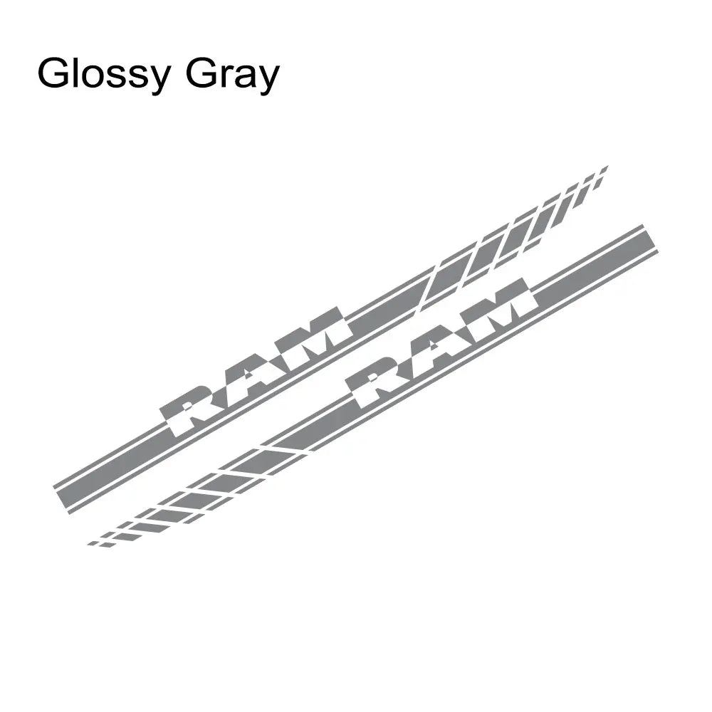 Dodge RAM 1500 2500 3500 Rebel Pickup Door Side Skirt Stickers