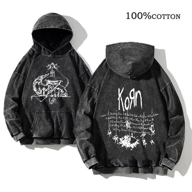Korn Rock Band World Tour Hoodies - Droppi UAE