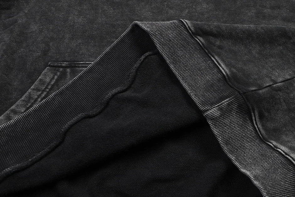 Gothic Vintage Washed Hoodies