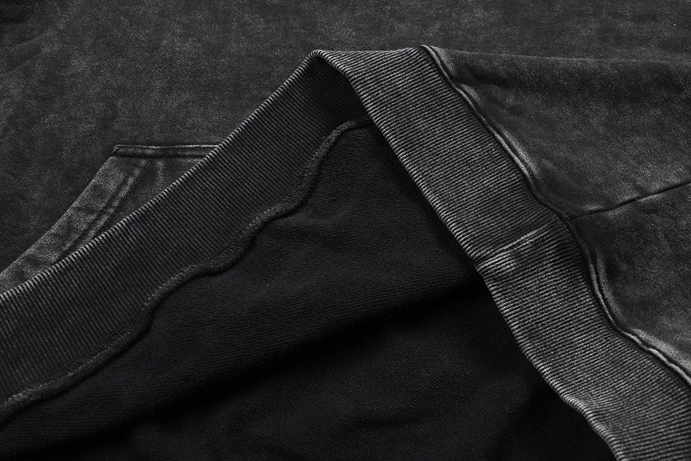 Gothic Vintage Washed Hoodies